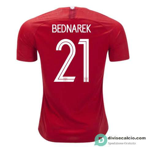 Maglia Polonia Gara Away 21#BEDNAREK 2018