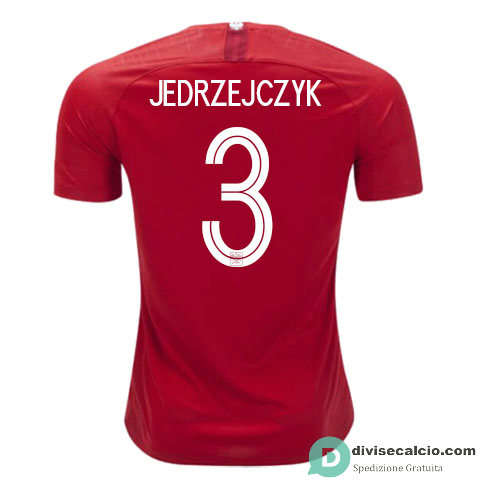 Maglia Polonia Gara Away 3#JEDRZEJCZYK 2018