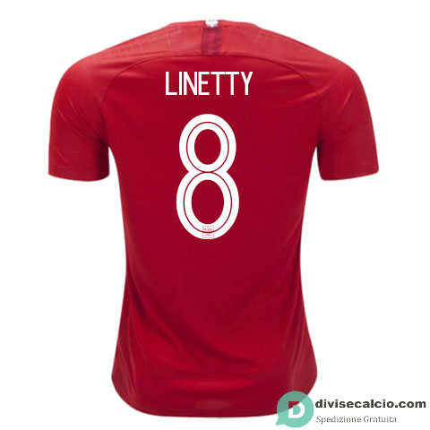 Maglia Polonia Gara Away 8#LINETTY 2018