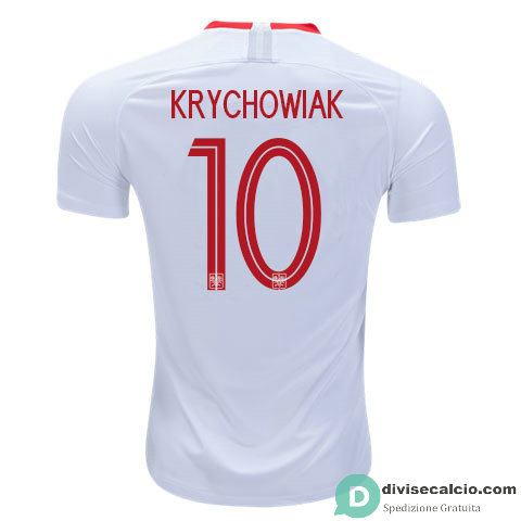 Maglia Polonia Gara Home 10#KRYCHOWIAK 2018