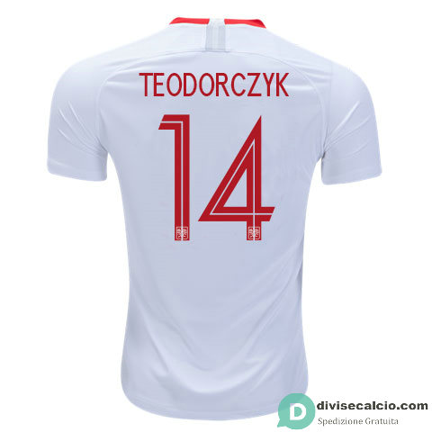 Maglia Polonia Gara Home 14#TEODORCZYK 2018