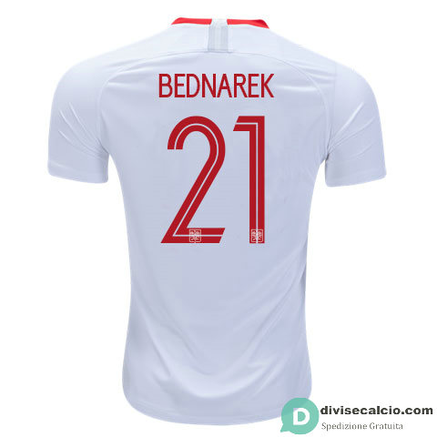 Maglia Polonia Gara Home 21#BEDNAREK 2018