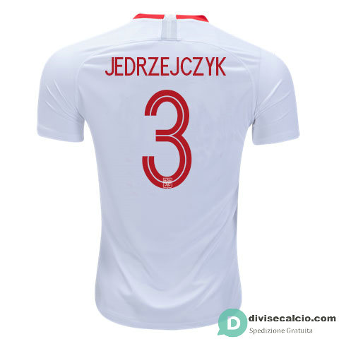 Maglia Polonia Gara Home 3#JEDRZEJCZYK 2018