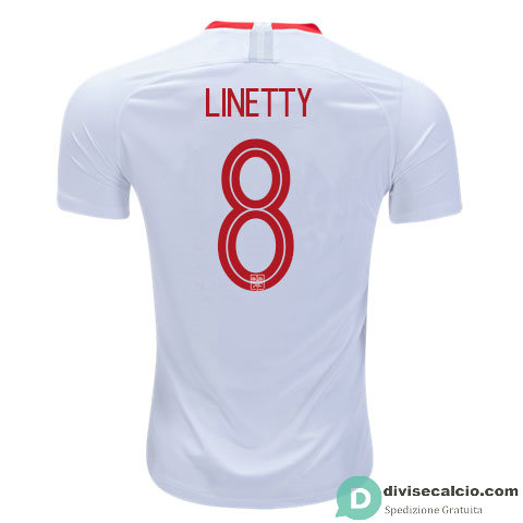 Maglia Polonia Gara Home 8#LINETTY 2018