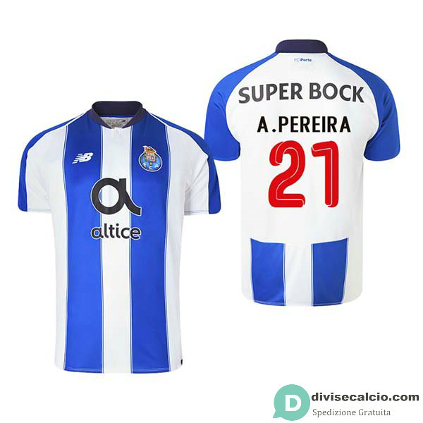 Maglia Porto Gara Home 21#A.PEREIRA 2018-2019