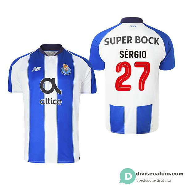 Maglia Porto Gara Home 27#SERGIO 2018-2019