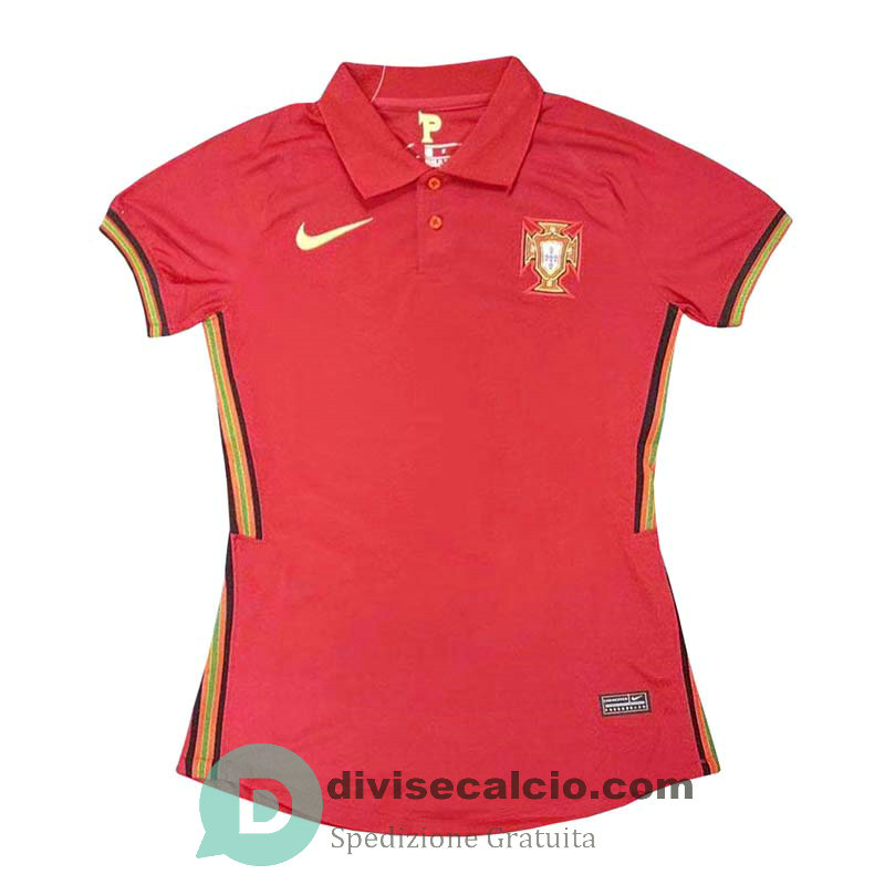 Maglia Portogallo Maglia Donna Gara Home Euro 2020