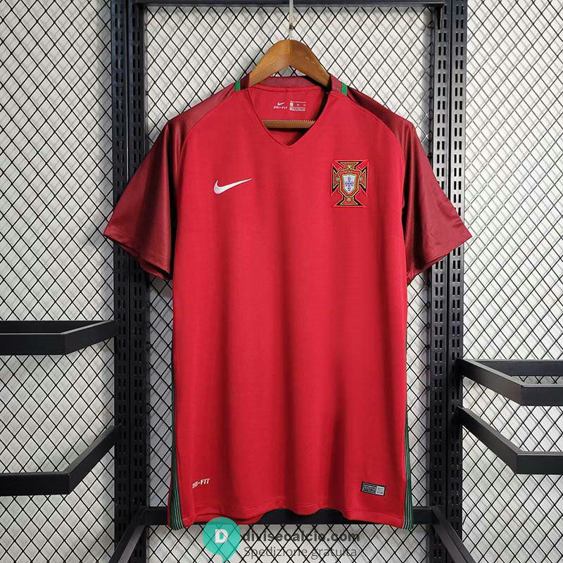 Maglia Portogallo Retro Gara Home 2016/2017