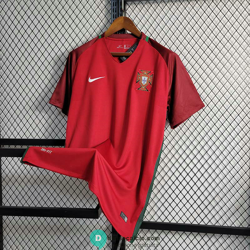 Maglia Portogallo Retro Gara Home 2016/2017