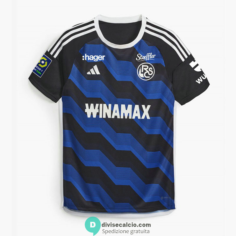 Maglia RC Strasbourg Alsace Gara Third 2023/2024