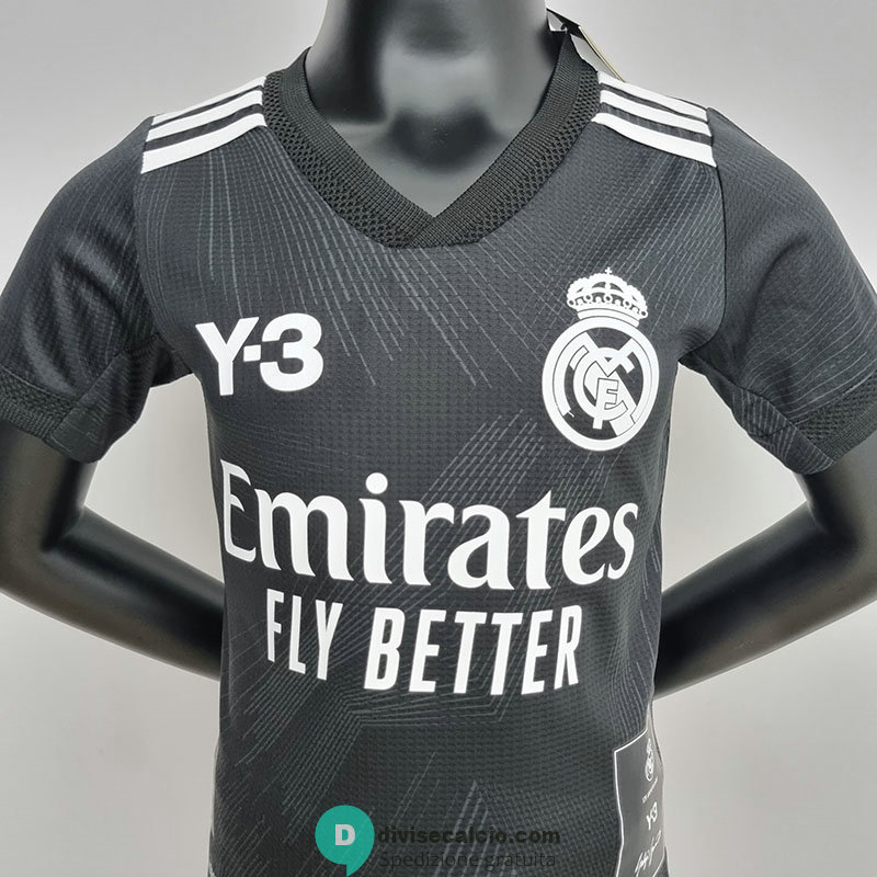 Maglia Real Madrid Bambino Y3 Edition Black 2022/2023