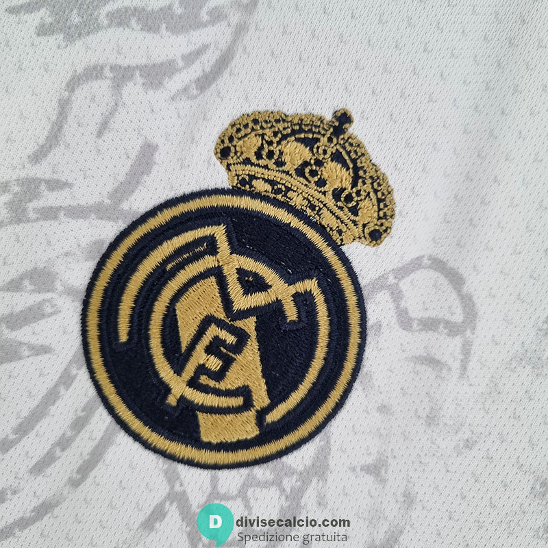 Maglia Real Madrid Dragon White 2022/2023