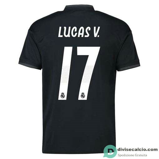 Maglia Real Madrid Gara Away 17#LUCAS V. 2018-2019