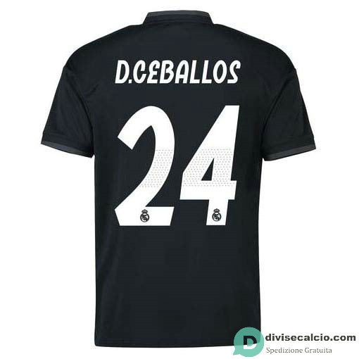 Maglia Real Madrid Gara Away 24#D.CEBALLOS 2018-2019