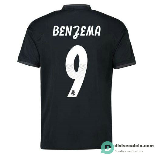 Maglia Real Madrid Gara Away 9#BENZEMA 2018-2019