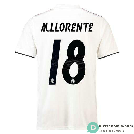 Maglia Real Madrid Gara Home 18#M.LLORENTE 2018-2019