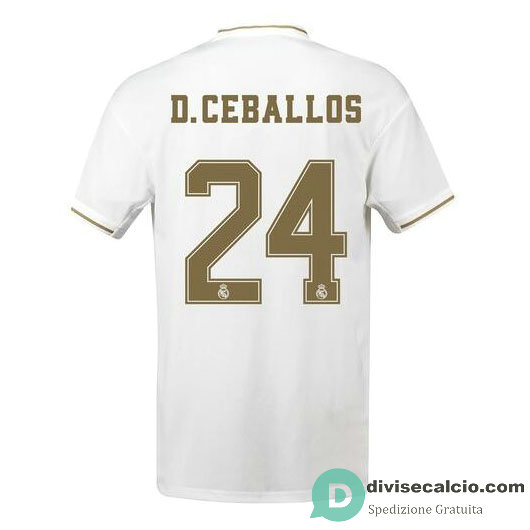 Maglia Real Madrid Gara Home 24#D.CEBALLOS 2019-2020