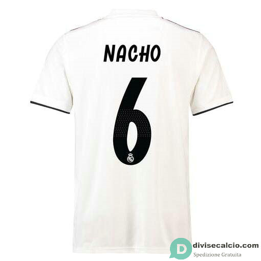 Maglia Real Madrid Gara Home 6#NACHO 2018-2019