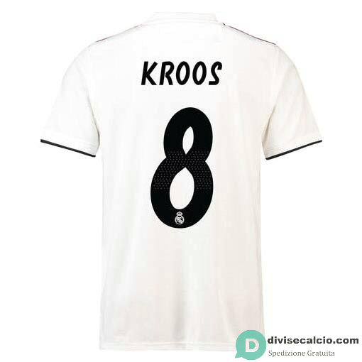 Maglia Real Madrid Gara Home 8#KROOS 2018-2019