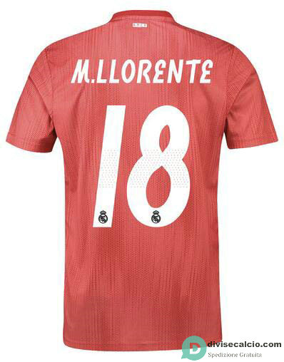 Maglia Real Madrid Gara Third 18#M.LLORENTE 2018-2019