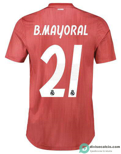 Maglia Real Madrid Gara Third 21#B.MAYORAL 2018-2019