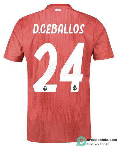 Maglia Real Madrid Gara Third 24#D.CEBALLOS 2018-2019