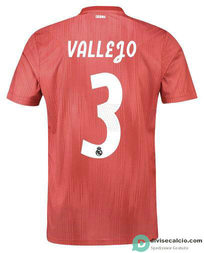 Maglia Real Madrid Gara Third 3#VALLEJO 2018-2019