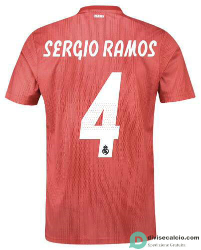 Maglia Real Madrid Gara Third 4#SERGIO RAMOS 2018-2019