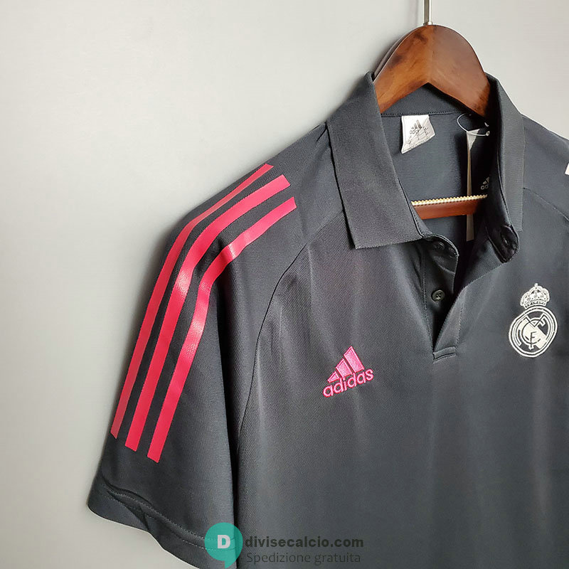 Maglia Real Madrid Polo Black 2020/2021