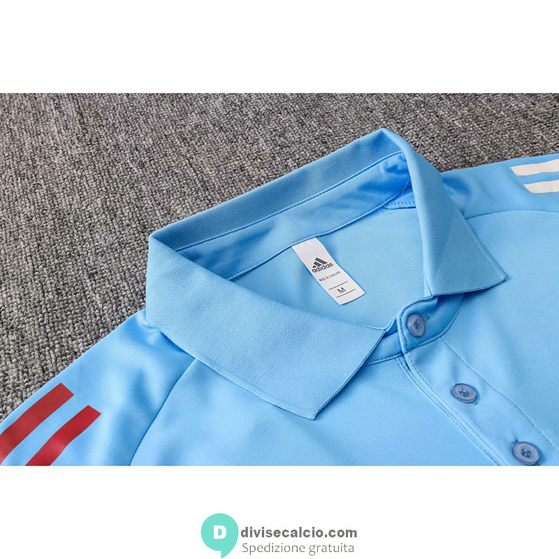 Maglia Real Madrid Polo Blue 2020/2021