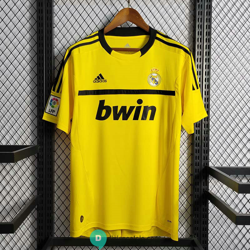 Maglia Real Madrid Portiere Yellow Retro Gara Home 2011/2012