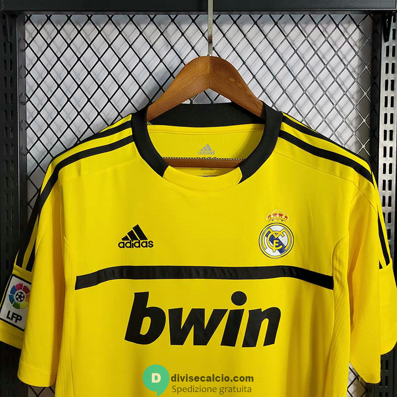Maglia Real Madrid Portiere Yellow Retro Gara Home 2011/2012