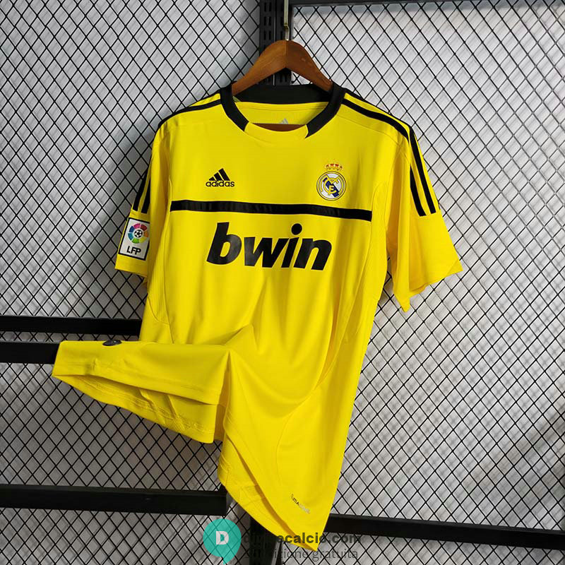 Maglia Real Madrid Portiere Yellow Retro Gara Home 2011/2012