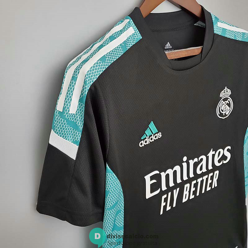 Maglia Real Madrid Training Black Green III 2021/2022