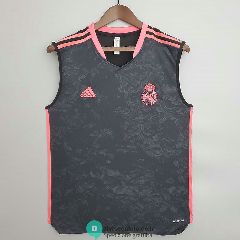 Maglia Real Madrid Vest Training Black II 2021/2022