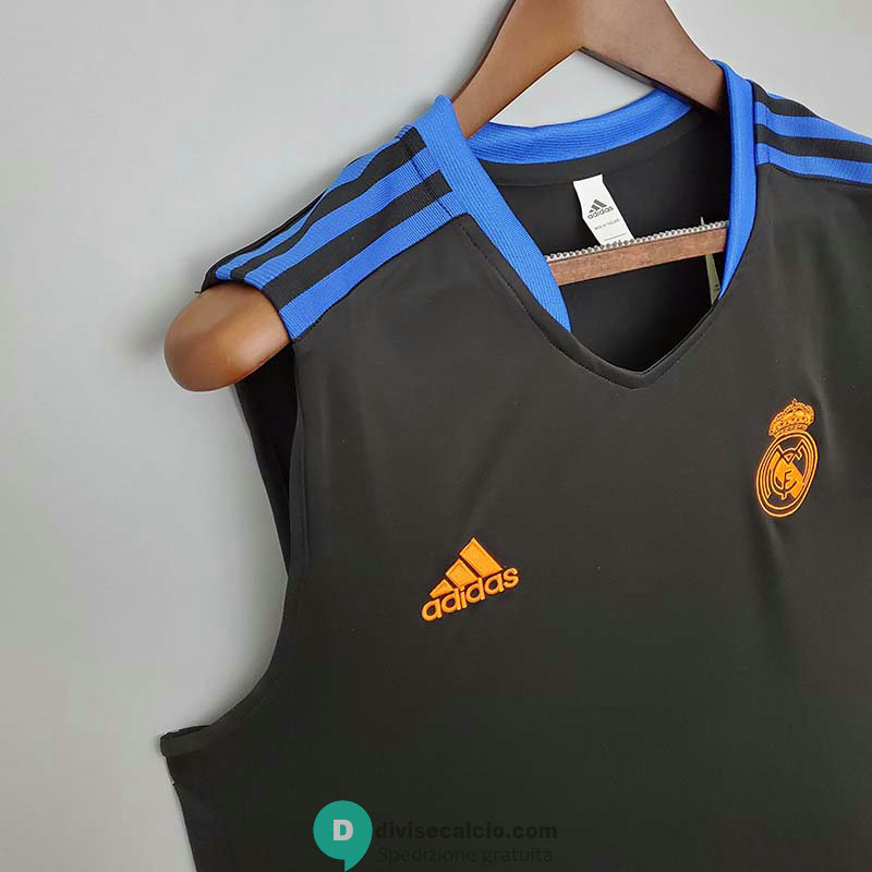 Maglia Real Madrid Vest Training Black III 2021/2022