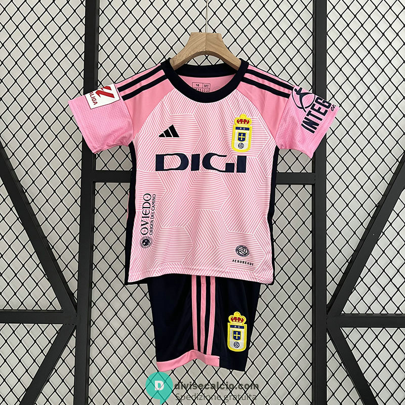 Maglia Real Oviedo Bambino Gara Away 2023/2024