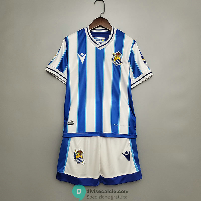 Maglia Real Sociedad Bambino Gara Home 2020/2021