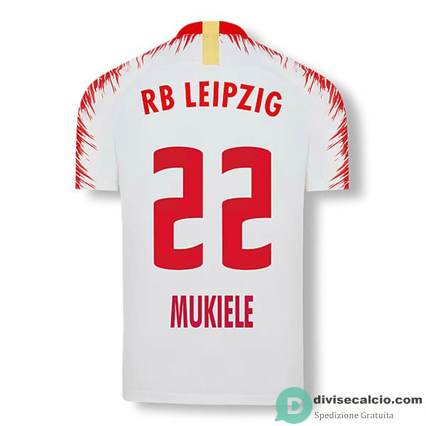 Maglia Red Bull Leipzig Gara Home 22#MUKIELE 2018-2019