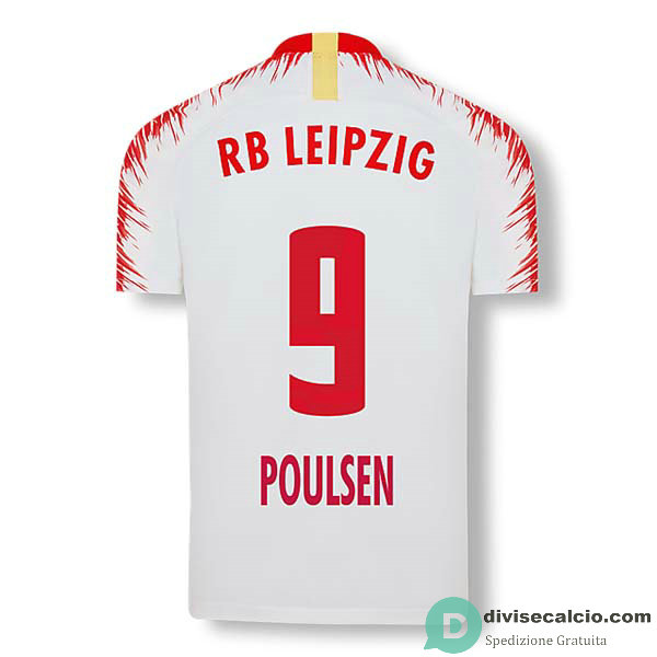 Maglia Red Bull Leipzig Gara Home 9#POULSEN 2018-2019