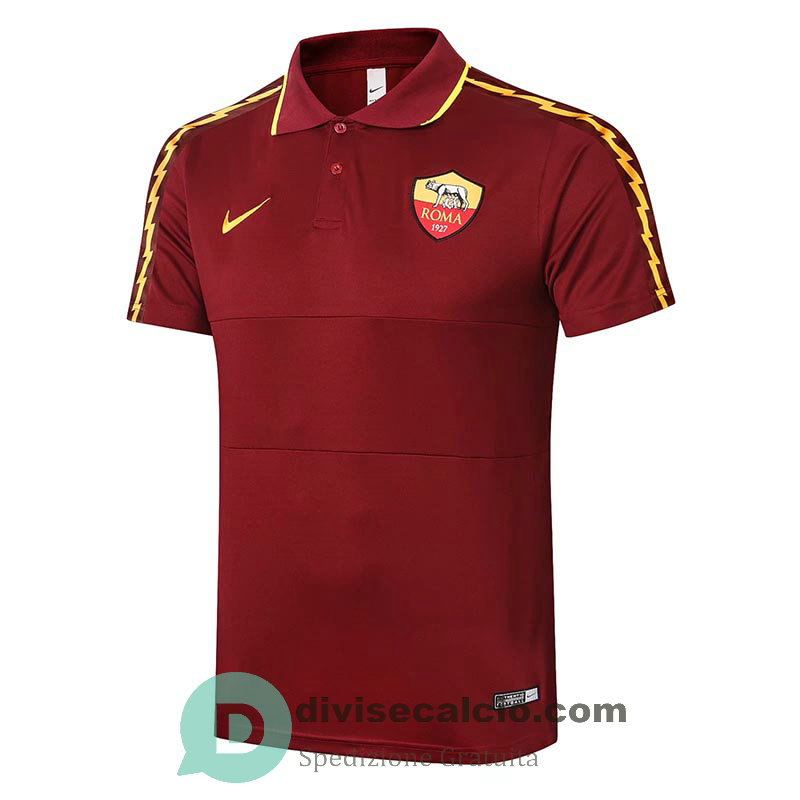 Maglia Roma Polo Red 2020/2021