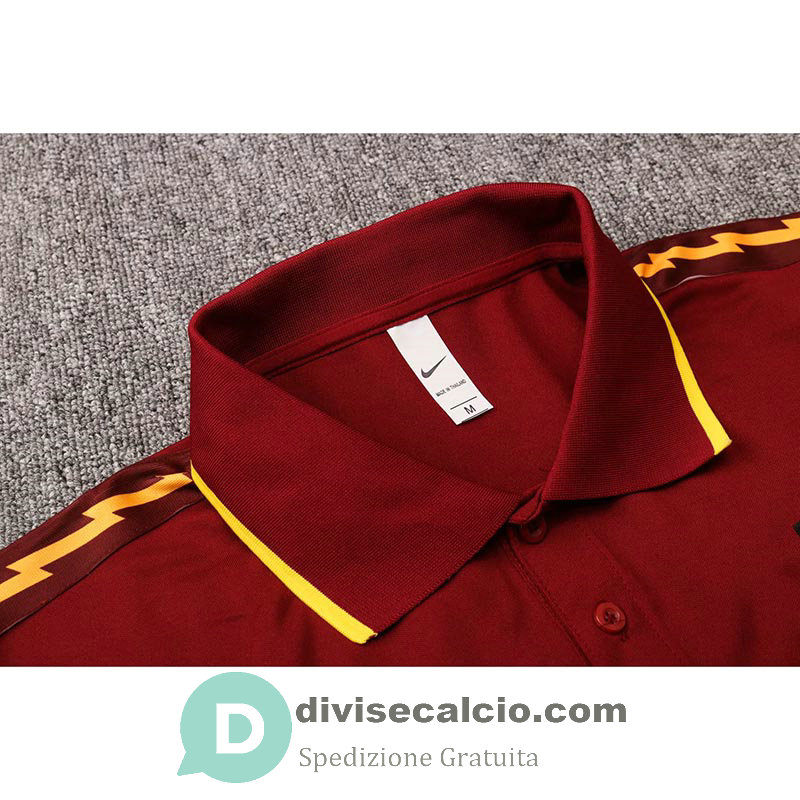 Maglia Roma Polo Red 2020/2021