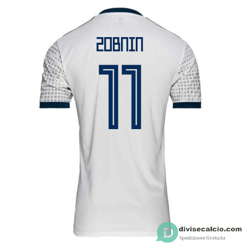 Maglia Russia Gara Away 11#ZOBNIN 2018