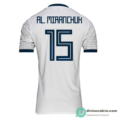 Maglia Russia Gara Away 15#AL.MIRANCHUK 2018