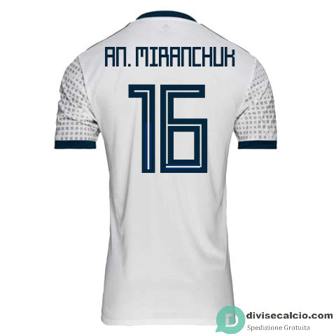 Maglia Russia Gara Away 16#AN.MIRANCHUK 2018