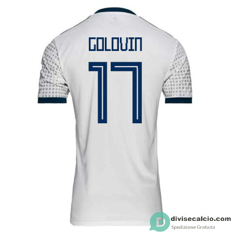 Maglia Russia Gara Away 17#GOLOVIN 2018