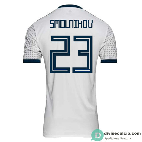 Maglia Russia Gara Away 23#SMOLNIKOV 2018