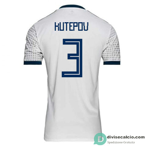 Maglia Russia Gara Away 3#KUTEPOV 2018