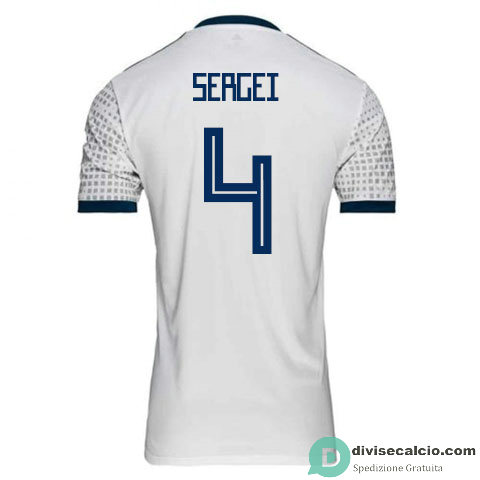 Maglia Russia Gara Away 4#SERGEI 2018