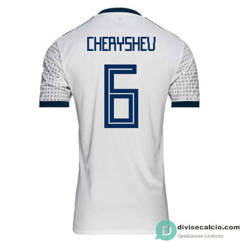 Maglia Russia Gara Away 6#CHERYSHEV 2018